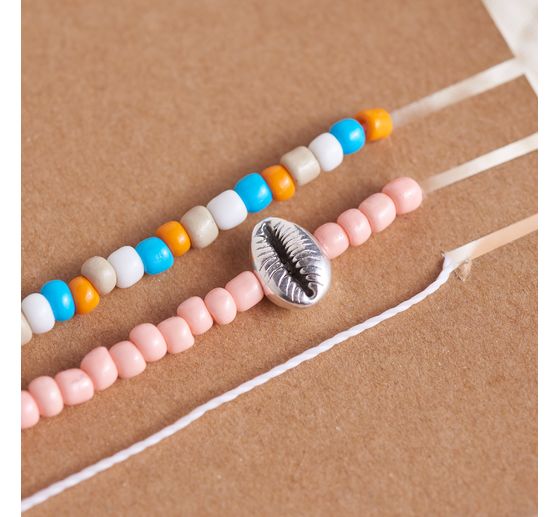 Micro macramé koord, gewaxt