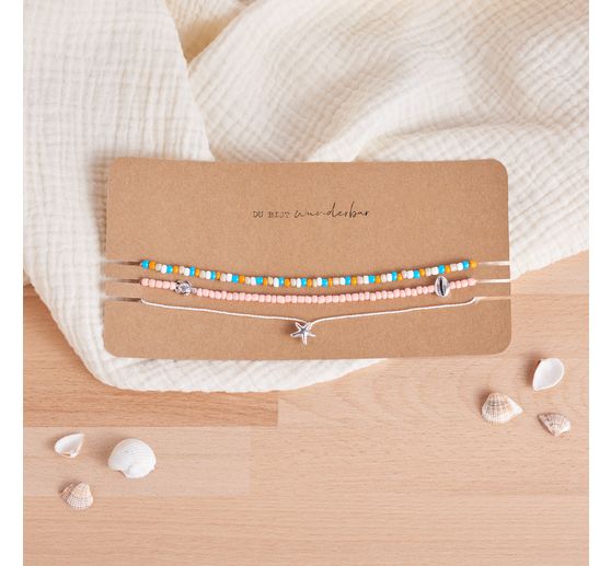 Micro macramé koord, gewaxt