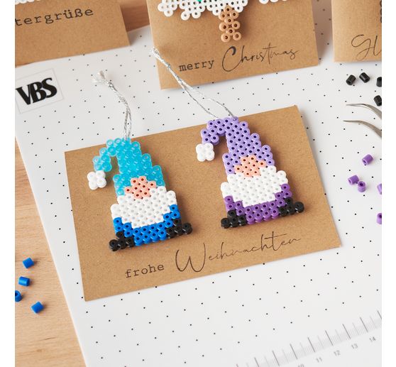 Cartes doubles et enveloppes VBS « Papier kraft », A6, 50 pc.