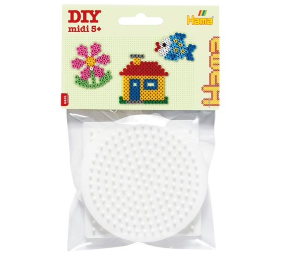 Plaques Hama &laquo; Rond, carr&eacute; & hexagone &raquo;, 3 pc.