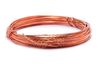 Copper wire, tarnish proof, 0.8 mm