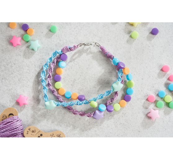 Micro macramé koord, gewaxt