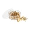 Glazen pinnen gedraaid, 15 mm Goud