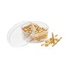 Glasstifte twisted, 25 mm Gold