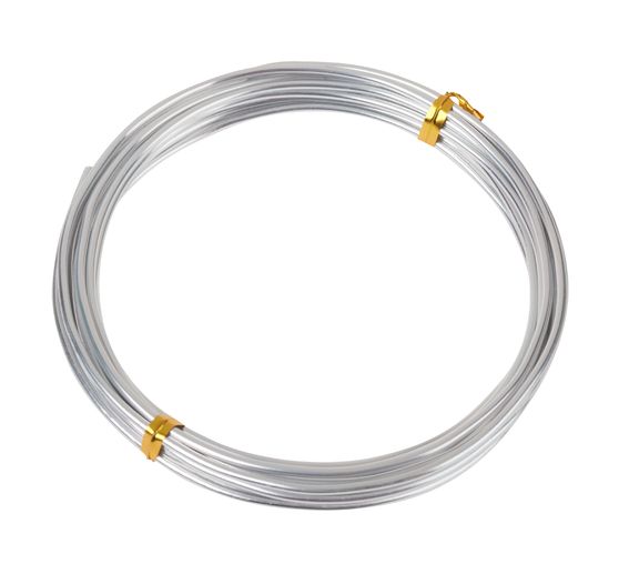 VBS Aluminiumdraad "Zilverkleurig", 3 m