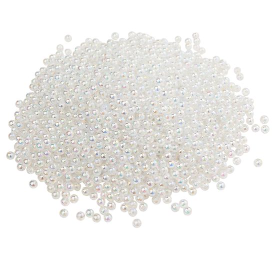 VBS Beads "Clear iridescent", 250 g