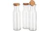 VBS Glass bottles "Milk", set of 3