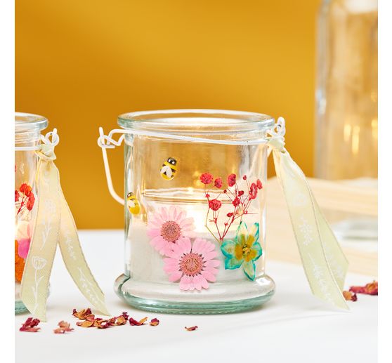 VBS Glass lantern with metal bracket