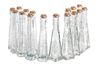 16 Glasflaschen "Geolini", VBS Großhandelspackung