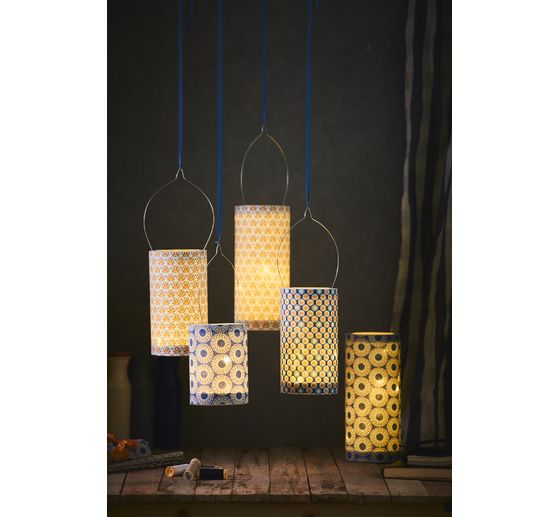 Bases et couvercles pour lanternes « Petit modèle », 10 paires