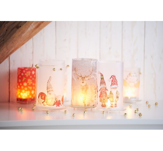VBS LED theelichtjes, 4 stuks, met timer