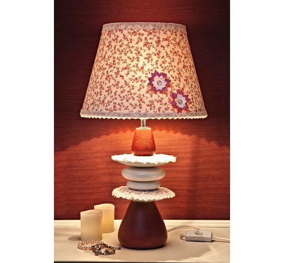 VBS Lampshade "Round", Ø 27.5/17.5 cm