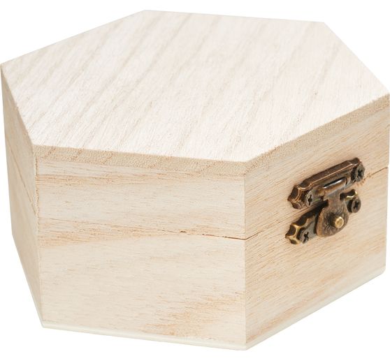 VBS Houten doos, zeshoekig