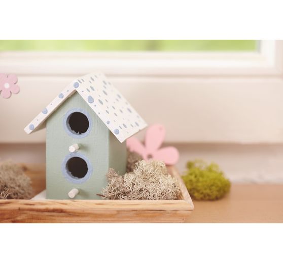 VBS Deko-Vogelhäuser "Minis", 2er-Set