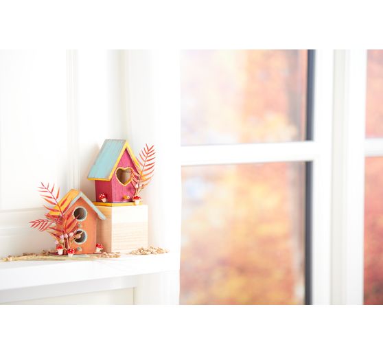 VBS Deko-Vogelhäuser "Minis", 2er-Set