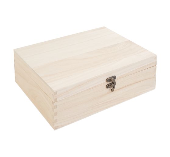 Boîte de rangement en bois VBS « Twin »