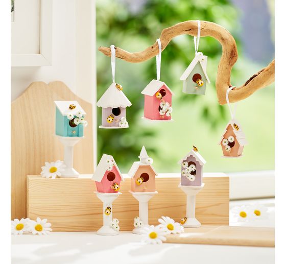 VBS Deko-Vogelhäuser "Minis", 8erSet