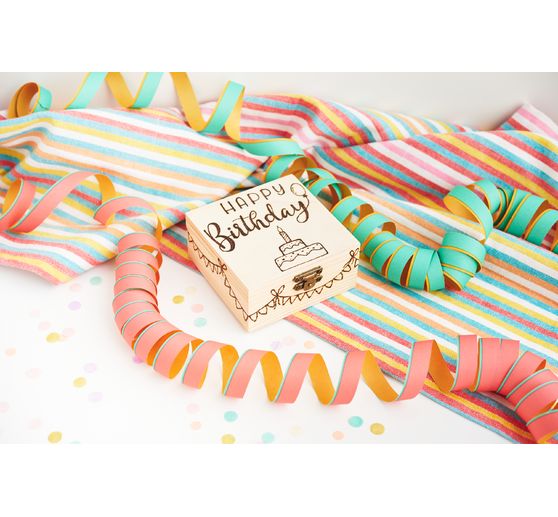 VBS Wooden box, square