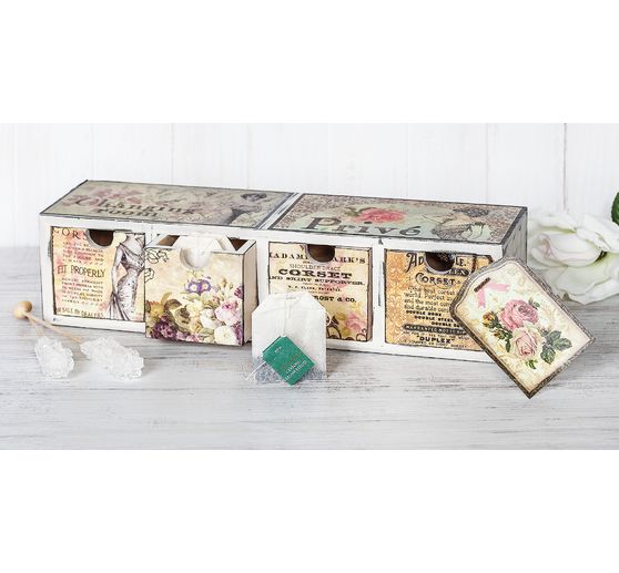 VBS Schubladenbox mit 4 Schüben