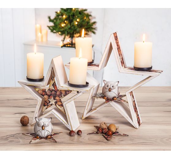 VBS Decoratieve sterren met kandelaars