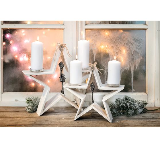VBS Decoratieve sterren met kandelaars