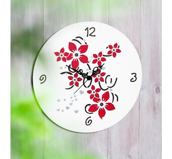 Plaque en MDF « Horloge murale »