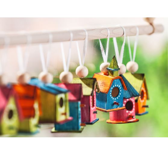 VBS Deko-Vogelhäuser "Minis", 8erSet