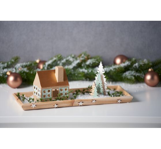 Plateau-coupelle en bois VBS