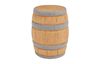 VBS Wooden wine barrel with 4 rings
