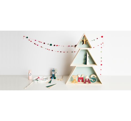Tannenbaum Holzboxen-Set