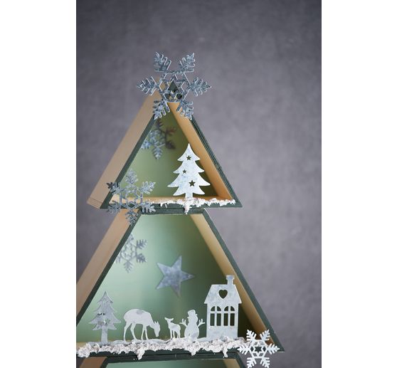 Tannenbaum Holzboxen-Set