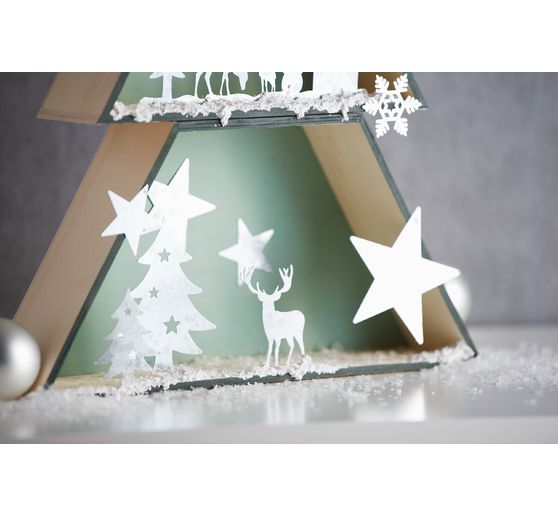 Tannenbaum Holzboxen-Set