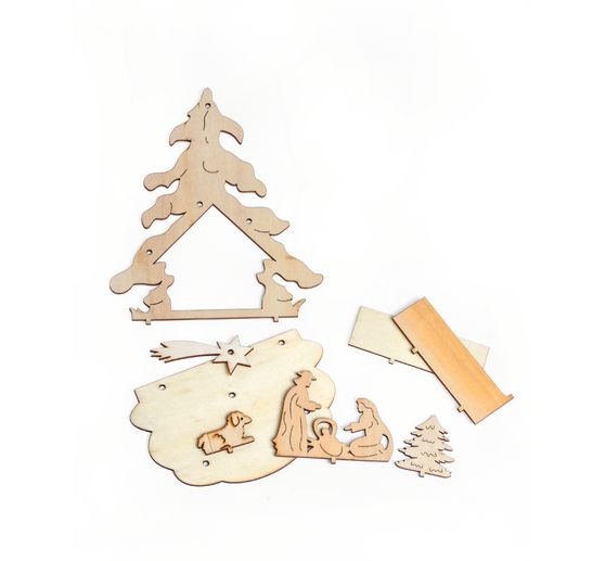 VBS Houten bouwpakket "Kerststalletje Bethlehem"