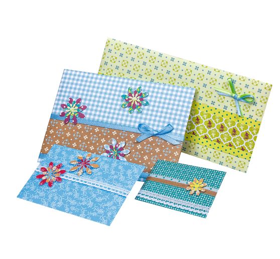 Schablonen-Set "Briefumschläge", 4 Stück