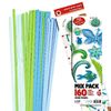 Karen Marie Papierstreifen-Mix, 5mm Aqua