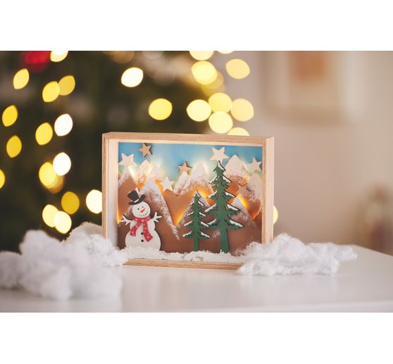 Decorative frame, approx. 21,5 x 16,5 x 4 cm