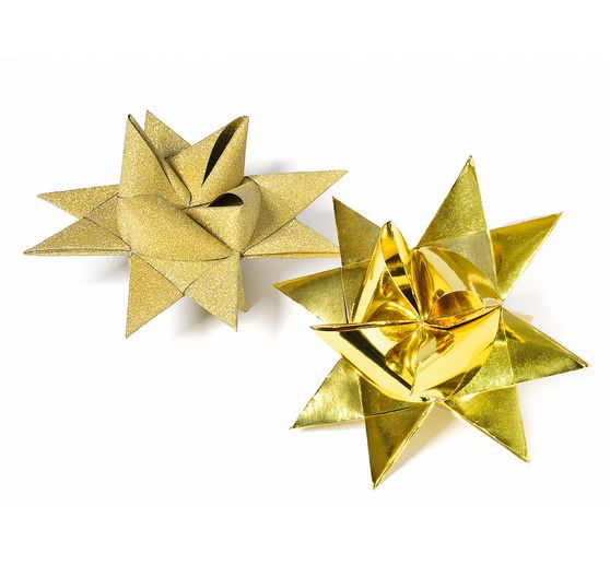 Papieren strips glanzend "Glitter, goud", 50mm