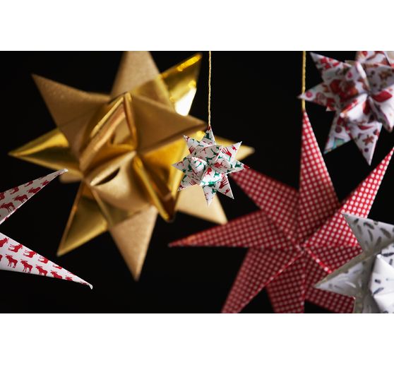 Papierstreifen "Glitter, gold", 25mm
