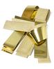 Papieren strips glanzend "Glitter, goud", 50mm
