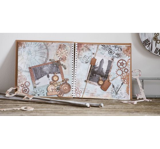 Scrapbook block "Clockwise"