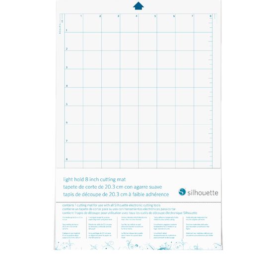 Cutting mat 8" with light adhesive for Silhouette Portrait