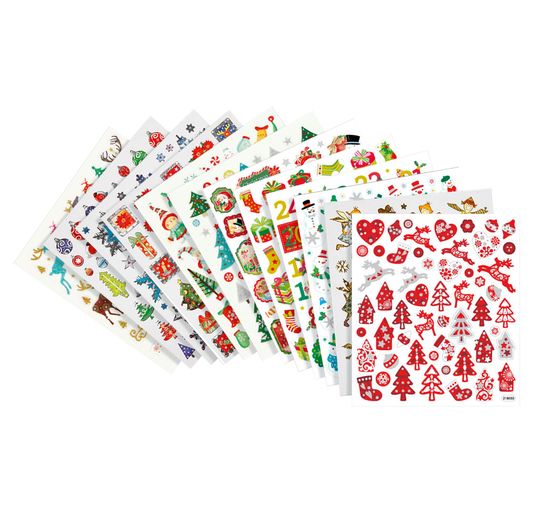 Carnet de stickers « Noël », 12 feuilles