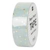 Washi Tape "Punten" Mint/Goud