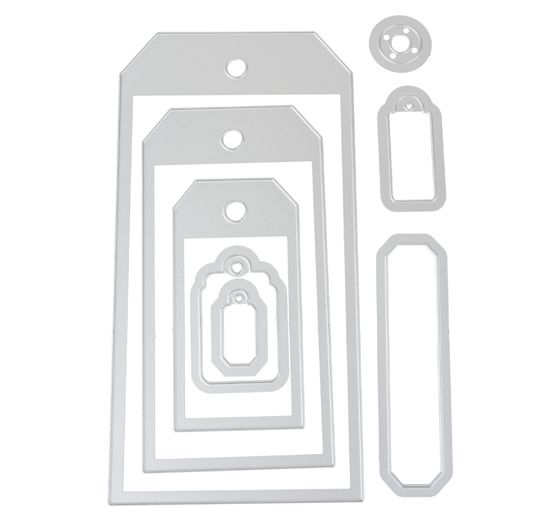 Sizzix Framelits "Tag Collection" punching template