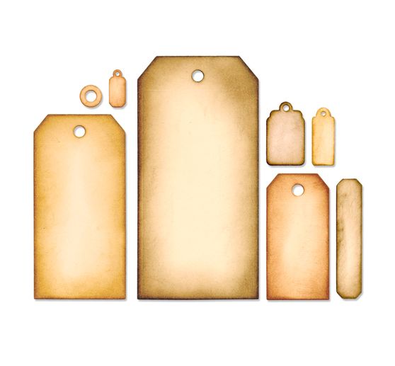 Sizzix Framelits "Tag Collection" punching template