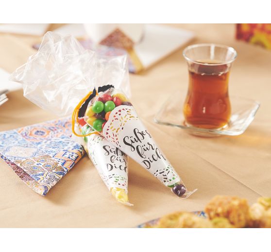 VBS Papieren kanten doily, Wit