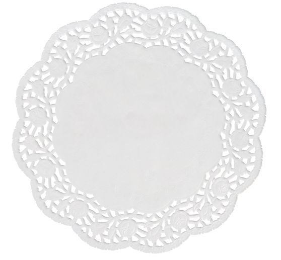 VBS Papieren kanten doily, Wit