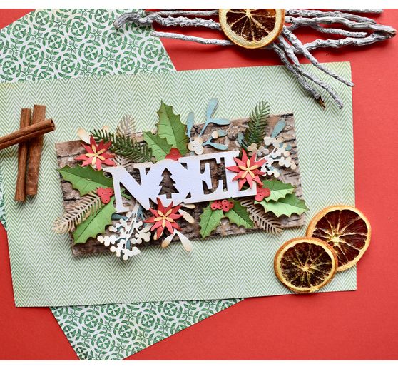 Sizzix Thinlits ponssjabloon "Winter Foliage"