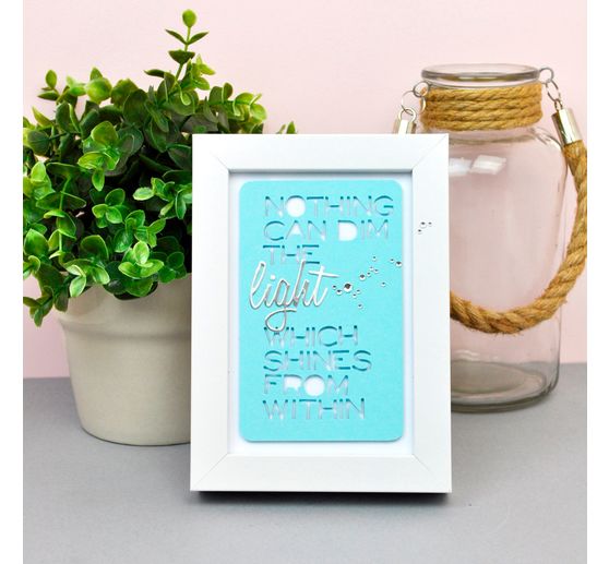 Sizzix Thinlits punching template "Script Upper & Lower"