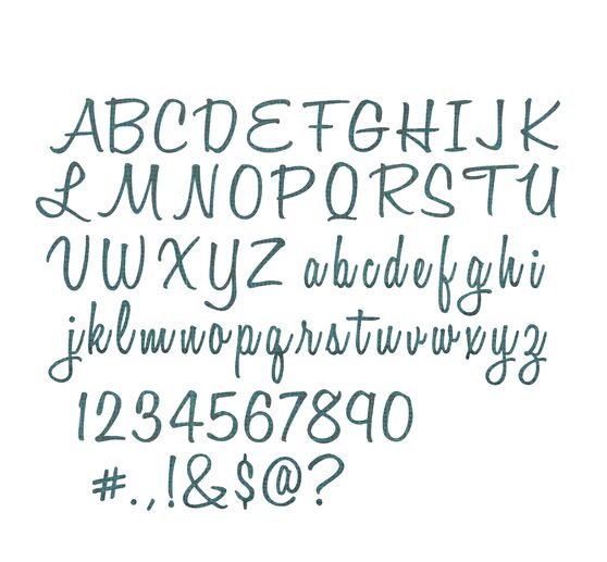 Sizzix Thinlits ponssjabloon "Script Upper & Lower"